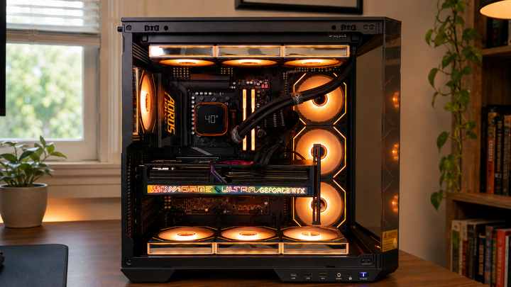 9800X3D + RTX 5080 Ultra OC 블랙 하이엔드 게이밍PC 출고후기