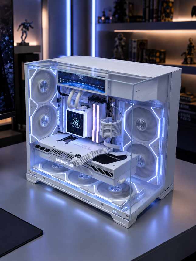 라이젠 7 9800X3D + RTX 5080 16GB QHD·4K 화이트 게이밍PC 출고후기